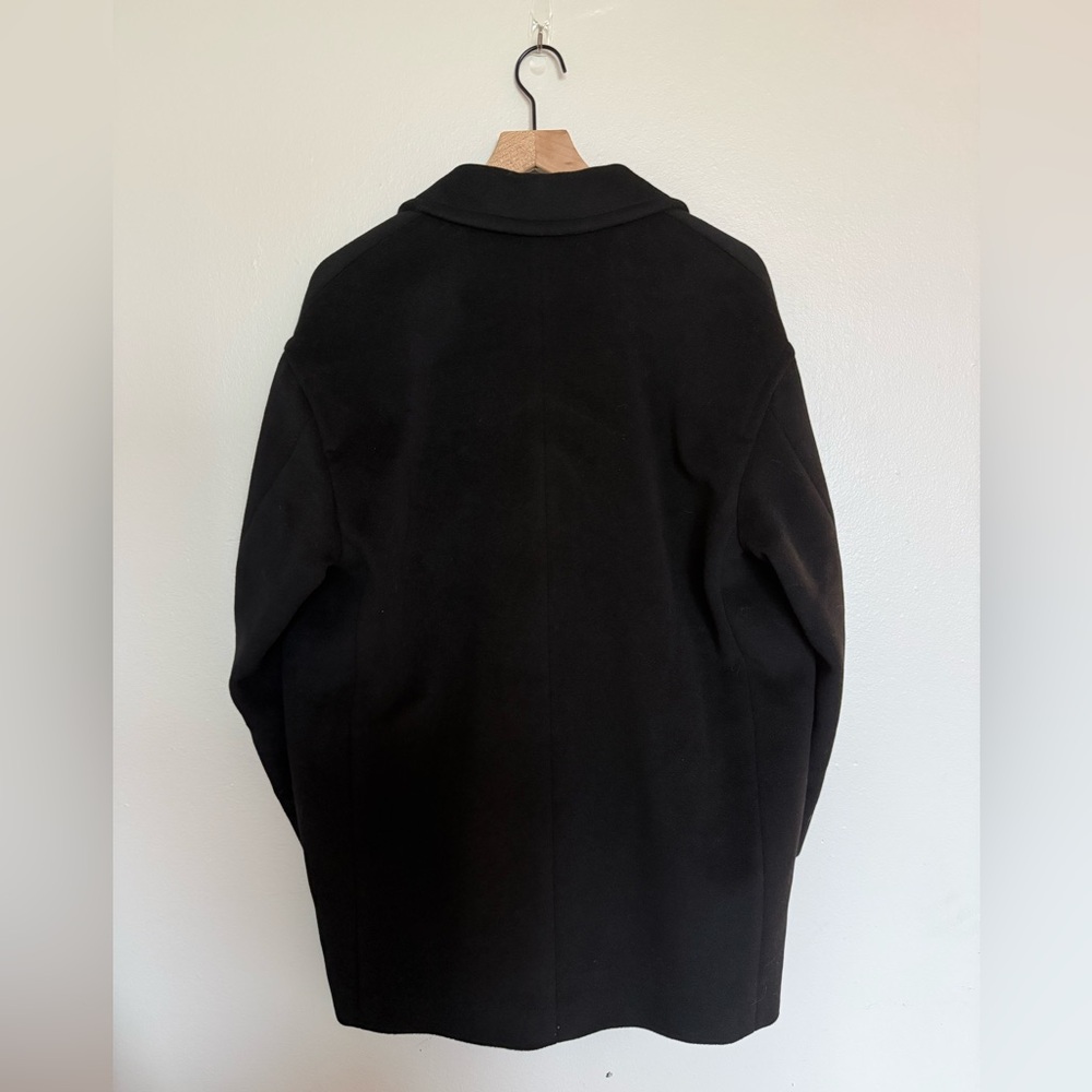 MaxMara Black Double-Breasted Pea Coat - Picture 5 of 5